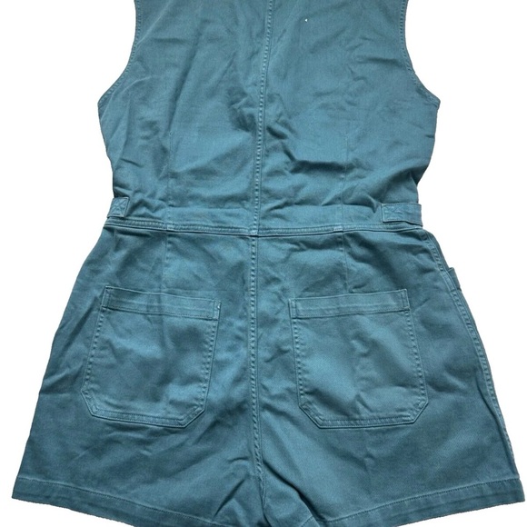Lucky Brand Sleeveless Denim Romper Shorts XXL - Picture 6 of 13